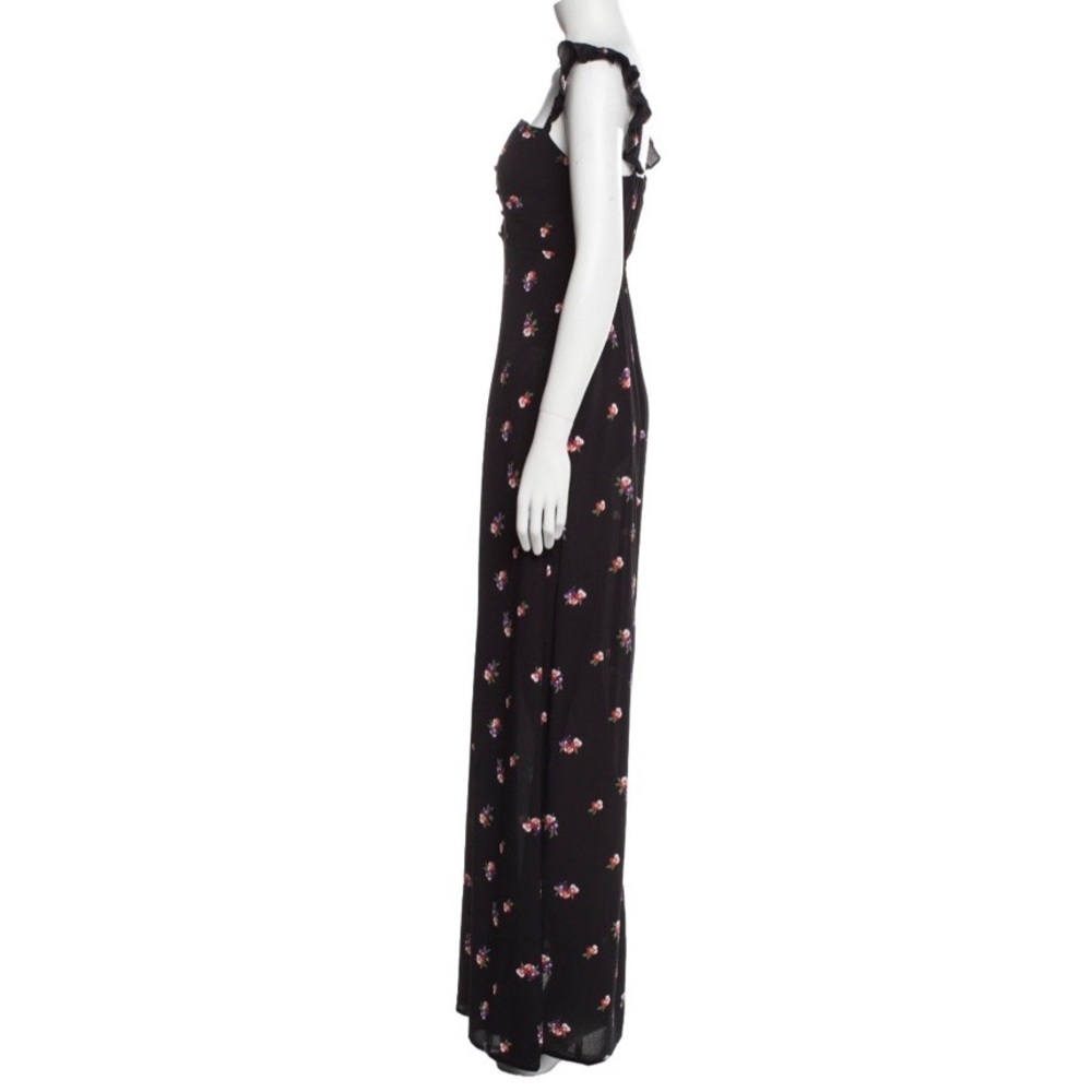 Flynn Skye Black Raining Jasmine Bardot Square Neck Sleeveless Casual Maxi Dress - Picture 7 of 15